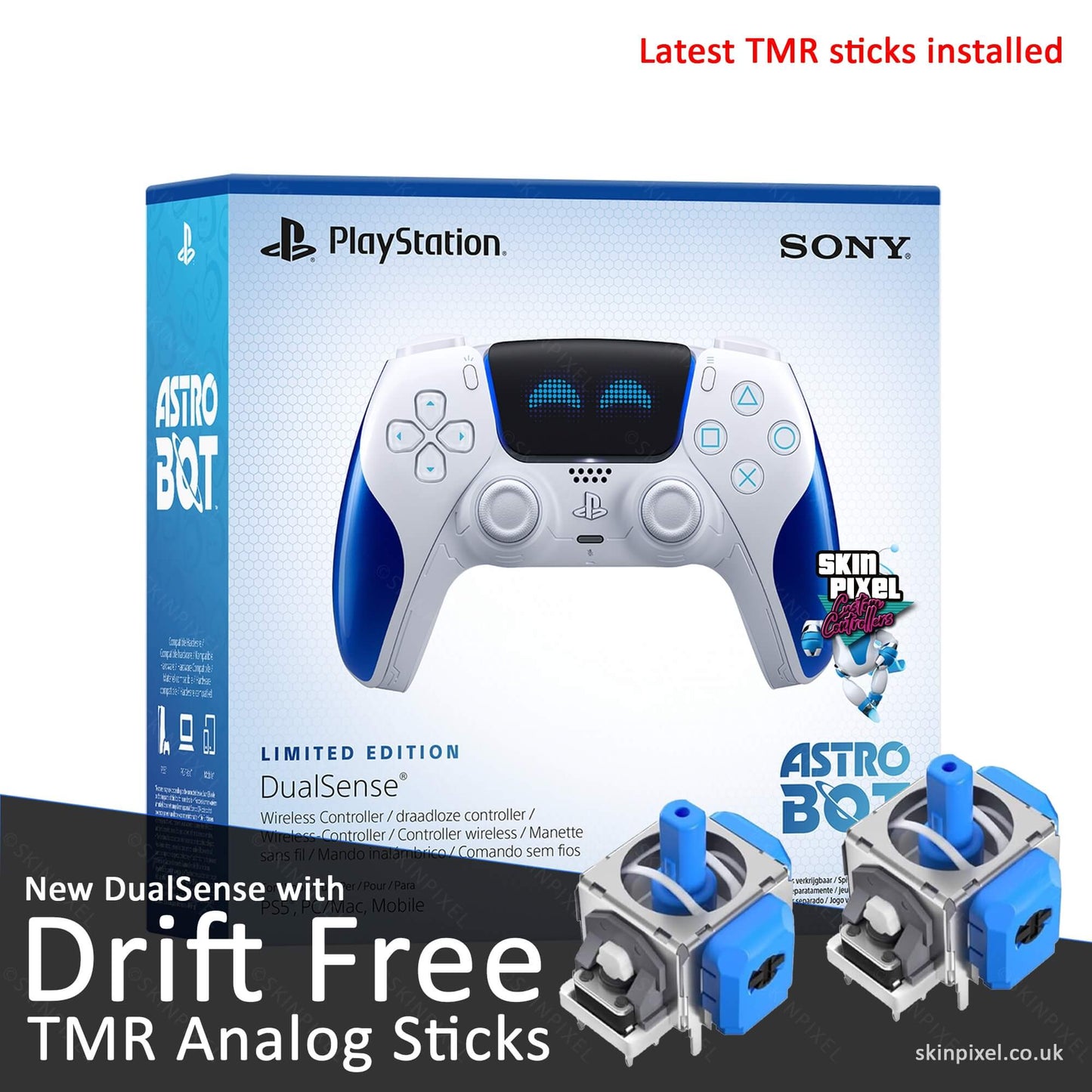 Limited Edition DualSense - Upgraded With TMR Sticks